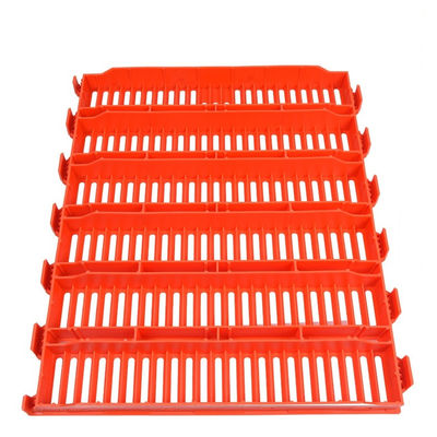 Red Pure PP Plastic Slatted Floor For Sheep Nursery Pigs