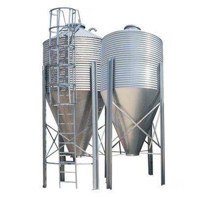 2750mm Diameter Livestock Feeding Equipment Feed Bin For Grain Storage